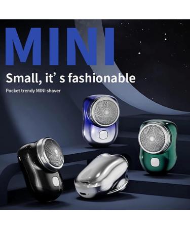 Peachloft Shaver Peachloft Razor Peachloft USB Mini Shaver Peachloft Electric Shaver Pocket Size Waterproof Razor Washable Portable Pocket Electric Face Razor for Men (Green) - Buy Online on GoSupps.com