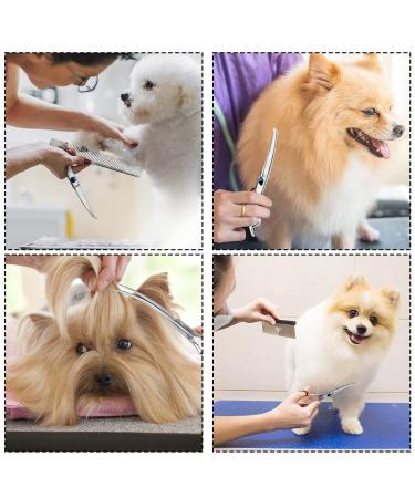 Premium Dog Scissors | Stainless Steel Grooming Scissors for Dogs & Cats | Safety Round Tip Dog Hair Scissors - Buy Online on GoSupps.com