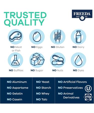 FREEDA Melatonin 1 mg Sugar-Free Chewable Tablets Natural Fruit Flavor Sleep Aid for Adults and Kids Ages 3 and Up Non-Habit Forming Vegan Gluten-Free Kosher Made in USA (180 Count) 180 Count (Pack of 1) - Buy Online on GoSupps.com