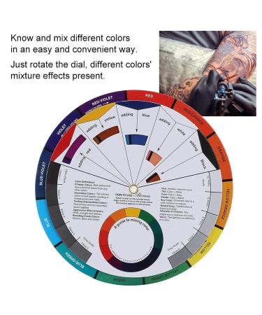 Multi-Color Tattoo Color Wheel Guide for Art Classroom & Business - Buy Online on GoSupps.com