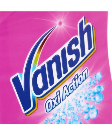 Vanish - Oxi Action - Multi Stain Spray for Couloured Garments and Fabrics - 500ml Pre-Treat Spray Without Chlorine Bleach (3 x 500ml) - Buy Online on GoSupps.com