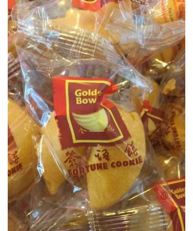 Golden Bowl 30 Individually Wrapped Traditional Fortune Cookies - Buy Online on GoSupps.com