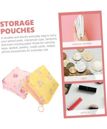 Gleavi 2-St Storage Bag for Women's Bandages & Period Pads | Large Organizer for Tampons & Breastfeeding | Travel-Friendly Polyester Wallet - Buy Online on GoSupps.com