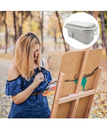 Multifunction Paint Brush Basin with Holder and Palettes - Artist Cleaning Washer for Indoor & Outdoor Painting - Buy Online on GoSupps.com