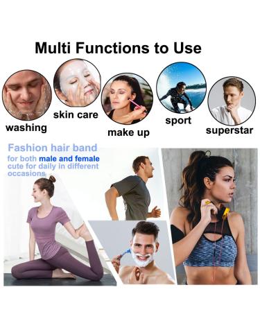 Vrose Flosi Metal Hair Bands for Men and Women - Non Slip Headbands for Makeup, Skincare, and Sports - Wavy Spring Wire Hair Band - Buy Online on GoSupps.com