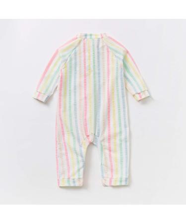 BONVERANO Baby Girls Swimsuit UPF 50+ Sun Protection Rainbow One Piece 18-24 Months - Buy Online on GoSupps.com