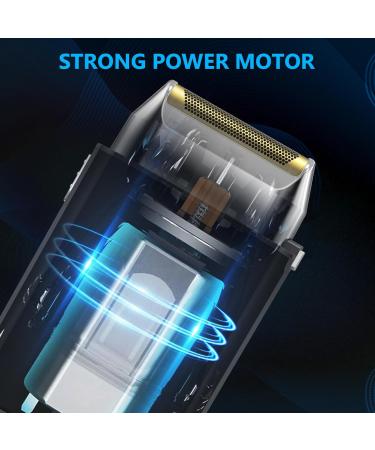 Foil Shaver for Men Close Shave Electric Razor | Cordless Rechargeable Portable Trimmer for Bald Heads & Gifts - Buy Online on GoSupps.com