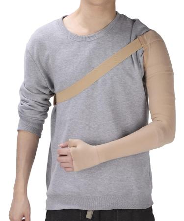 Arm Stocking with Cuff - Lymphedema Compression Wrist Support for Left Hand | Post-Mastectomy Swelling Relief - Buy Online on GoSupps.com