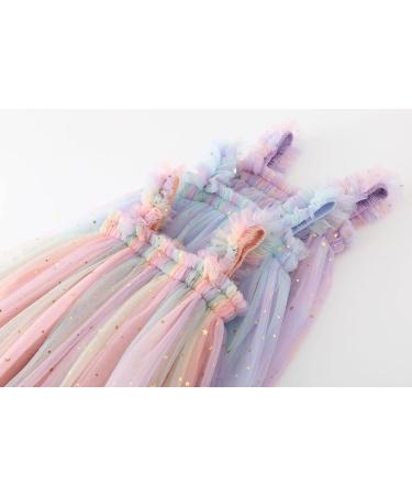 PythJooh Baby Girl Tulle Princess Dress | Sleeveless Butterfly Wings Tutu Sundress for 0-4 Years | 6-9 Months Starry Blue - Buy Online on GoSupps.com