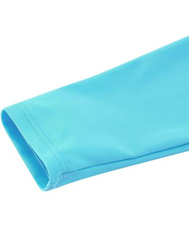 TUONROAD Girls Long Sleeve Two Piece Swimsuit UPF 50+ Protection - Blue Mermaid - 7-8 Years - Buy Online on GoSupps.com