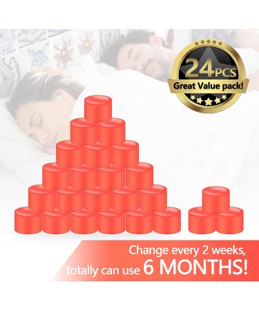 Buy ACVVIP Silicone Ear Plugs - 24 Pcs Soft Reusable Noise Canceling Earplugs for Sleeping & Travel - Orange | International Shipping Available - Buy Online on GoSupps.com