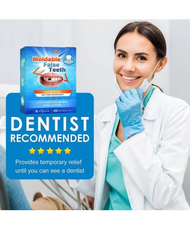 Temporary Tooth Repair Kit for Missing & Broken Teeth - DIY Denture Fix with Heat Fit Beads - Confident Smile Transparent - Buy Online on GoSupps.com