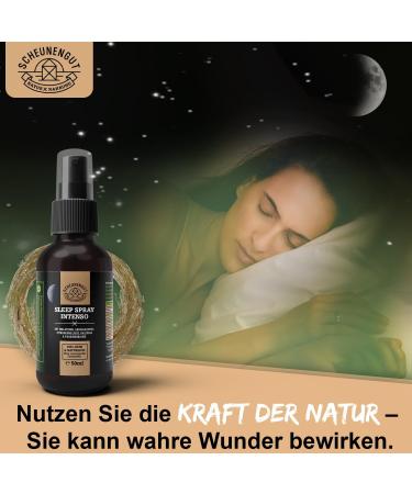 Melatonin Spray 365 Days Supply | 50ml XL | Laboratory Tested with Ashwagandha Passion Flower Valerian | 0.5mg per Spray | Scheunengut  - Buy Online on GoSupps.com