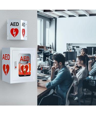 AED Projecting Sign Graphic 6x9 Inch Indoor/Outdoor Wall Sign | Pack of 2 | International Shipping Available - Buy Online on GoSupps.com