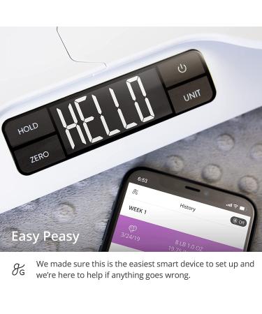 Greater Goods Smart Baby Scale | Accurately Chart Baby's Progress | In-House Algorithm for Wiggly Babies | Infant & Toddler Scale (Bluetooth Connected) - Buy Online on GoSupps.com