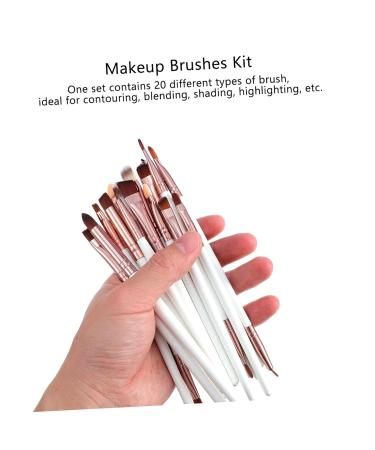 FRCOLOR 20pcs Makeup Brush Set - Professional Synthetic Brushes for Blush Eyeshadow & Concealers - Perfect for Flawless Application - Ships Internationally - Buy Online on GoSupps.com