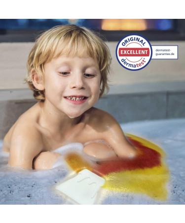 Buy Inkee Foamy Volcano Bath Bomb - Fun Volcano-Shaped Bathing Ball for Kids | Cola Scent & Macadamia Oil | Creamy Foaming Experience - Buy Online on GoSupps.com