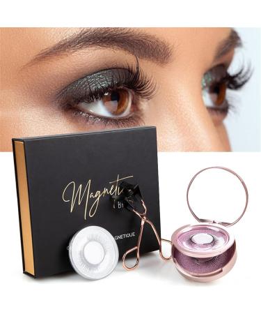Magnetic Eyelashes Kit 6 Reusable Eyelashes With Tweezer 3D Natural Look False Eyelashes For Bigger And Brighter Eyes Easy To Wear No Glue Needed - Buy Online on GoSupps.com