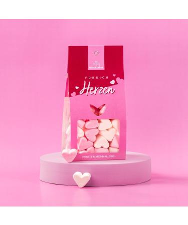 C urs de guimauve roses | Le mini cadeau pour vos proches | C ur de guimauve | Emballage cadeau avec guimauves | Guimauves en forme de c ur pour d corer p tisserie ou offrir en cadeau - Buy Online on GoSupps.com