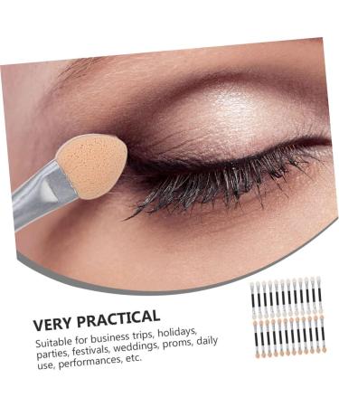 FOMIYES Eye Shadow 120 pcs Sides for Blush Sponge Shadow Convenient Eyeshadow Red Small Eye Shadow Brush 7.5x1x0.5cmx5pcs Beige Khaki X5pcs - Buy Online on GoSupps.com
