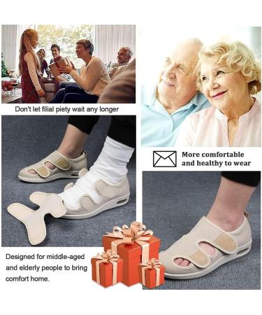 Homesally Diabetic Shoes for Men and Women - Orthopaedic Slippers for Diabetic Feet - Wide Width Walking Sneakers - Lightweight Outdoor Footwear (44.5EU/Label 48, Light Grey) - Buy Online on GoSupps.com