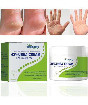 Urea 42% Foot Cream Cracked Heel Repair Cream Foot Cream for Cracked Heels and Dry Skin Urea Foot Cream Foot Moisturiser Athletes Foot Cream Deep Hydrating Heel Cream for Cracked Skin 100g