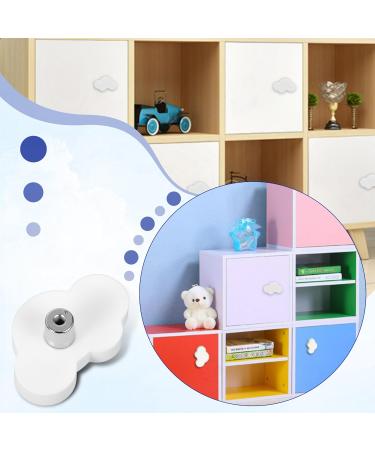 Buy EUIOOVM 6 Pack Cute White Cloud Cartoon Drawer Knobs - Fun Cabinet Pulls for Kids' Furniture - Buy Online on GoSupps.com