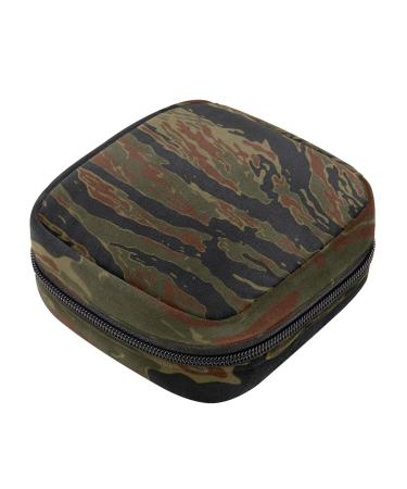 Guantierendiy Camouflage Pattern Sanitary Napkin Storage Bag Large Capacity Menstrual Cup Pouch Girls Travel Portable Small Makeup Sanitary Pads Organizer Color 5