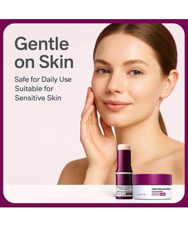  Eye Care Duo Set Collagen Hydrogel Eye Masks and Calcium Volume Multi Balm Stick Hydrating Firming Skin for Eye Treatment Skin Care Set - Buy Online on GoSupps.com