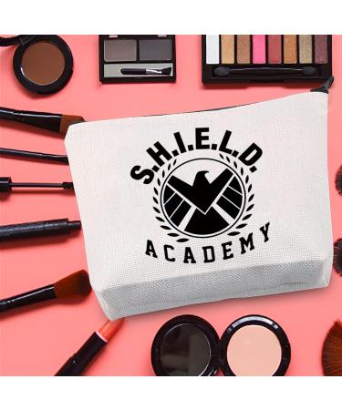 Levlo Agent Shield TV Show Cosmetic Bag | Shield Academy Make-Up Zip Pocket | Perfect Gift for Shield Fans & Girls - Buy Online on GoSupps.com