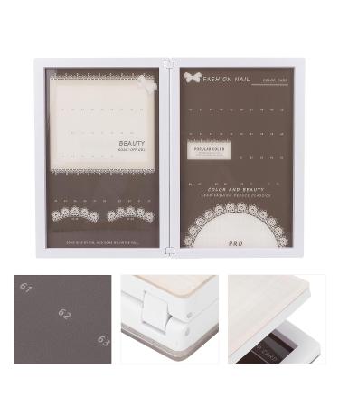 83 Nail Display Book - Waterproof Nail Art Presentation Box with Magnetic Closure | Empty Nail Color Table for Organized Nail Art Display - Buy Online on GoSupps.com