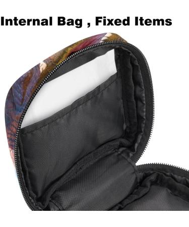 FERAL Dinosaur Napkin Storage Bag | Portable Menstrual Pad & Cup Pocket for Teens & Women | Zippered Organizer - Buy Online on GoSupps.com