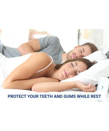 Dental Night Guard for Teeth Clenching & Grinding - 6 Moldable Guards for TMJ & Bruxism Relief with Travel Case - 2 Sizes Included - Buy Online on GoSupps.com