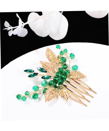 FRCOLOR Set of 4 Alloy Rhinestones Comb Elegant Light Rhinestone Accessories for Women Accessories for Girls Tiara Gold Decoration Hair Comb Clip Manual Accessories - Buy Online on GoSupps.com