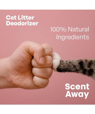 SCENT AWAY Cat litter Deodorizer Litter Box Odor Eliminator | Fragrance Free Cat Litter Deodorizer with ACTIVE CARBON | Eliminates Cat Odors and Smells to Keep Your Home Fresh and Clean (Pack of 1) 310.52 ml (Pack of 1) - Buy Online on GoSupps.com