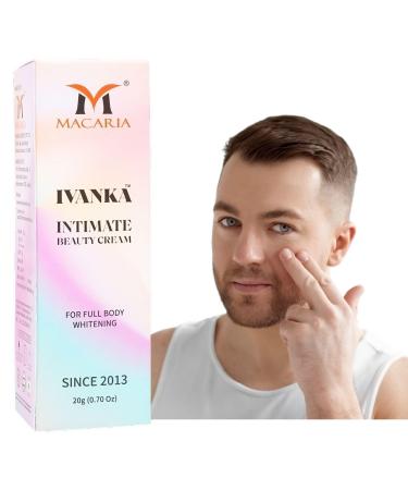 Macaria Cosmetics Ivanka Intimate Beauty glutathione whitening lightening & brightening Night cream for men by korean technology