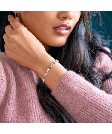 Bloom Boutique Custom Family Birthstone Bracelet - Personalize Your Own Unique Design - Buy Online on GoSupps.com