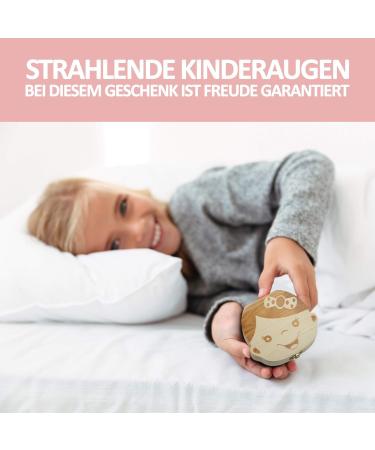 Little Moonshine Original Tooth Box - Wooden Milk Teeth Keepsake for Boys & Girls | Tooth Fairy Stories | Perfect Gift for Baptism & Birthday - Buy Online on GoSupps.com