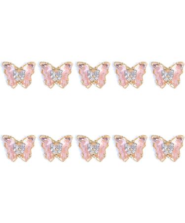 FEIlei 10Pcs Nail Jewelry Zircon Nail Art Rhinestones Nail Decors Crystals Diamond Gems - Buy Online on GoSupps.com