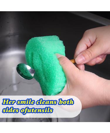 Scrub Shooting Star- Dish Sponge Scratch-Free Multipurpose Dish Sponges for Kitchen and Bathroom Dual-Sided Dish Sponges for Scrubbing + Wiping Spills BPA Free (3 Count) - Buy Online on GoSupps.com