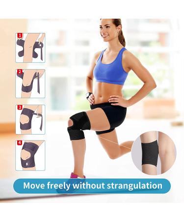 Galvaran Knee Brace - Meniscal Tear & Joint Pain Relief - Adjustable Support for Sports Injuries - Large Black (Left) - Buy Online on GoSupps.com