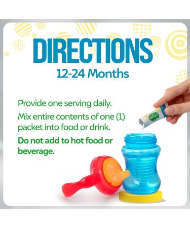 Culturelle Probiotics Baby Grow + Thrive Probiotics + Vitamin D Packets 12-24 Months Unflavored 30 Single Serve Packets - Buy Online on GoSupps.com