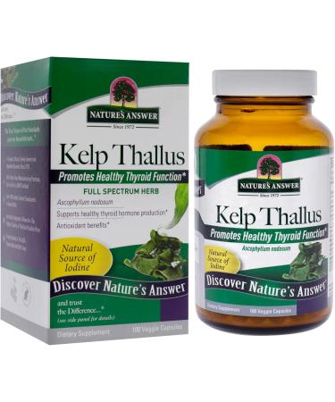 Nature's Answer Kelp Thallus 100-Count 100 Count (Pack of 1) - Buy Online on GoSupps.com