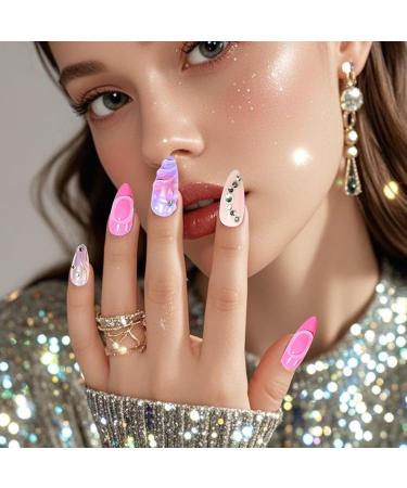  JIEBWCHA 3D Sculpting Nail Gel 3D Beauty Products 15ml Nail Design Glue with Sculpting Rhinestones | Chrome Powder Self-Adhesive Rhinestones for Salon Home Party Wedding - Buy Online on GoSupps.com