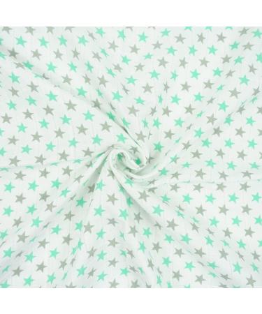 MuslinZ 6pk Baby Muslin Squares | Soft & Absorbent Burp Cloth | 100% Cotton 70x70cm | Newborn Essential | Mint - Buy Online on GoSupps.com