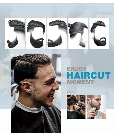 Professional Cordless Hair Clippers with 8 Color Guide Combs - Rechargeable Grooming Kit with LED Display - Buy Online on GoSupps.com