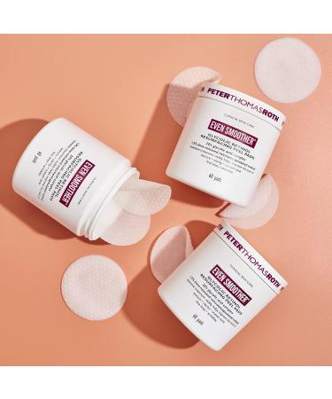 Peter Thomas Roth Even Smoother Glycolic Retinol Resurfacing Peel Pads - 60 ct | Glycolic Acid & Retinol Facial Peel - Buy Online on GoSupps.com