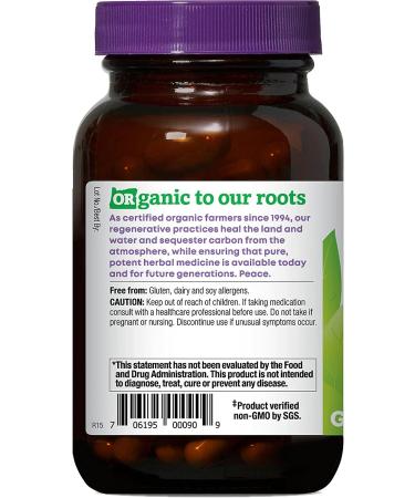Oregon's Wild Harvest Certified Organic Ashwagandha 1200mg - 90 Vegan Capsules - Buy Online on GoSupps.com