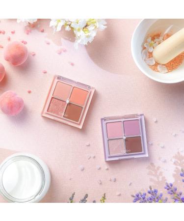 rom&nd Better Than Eyes Milk Series Mini Palette - Dry Lavender | Blendable, Rich Colors, Velvety Texture | High Pigmented, Long Lasting | Matte & Shimmer Eye Makeup - Buy Online on GoSupps.com
