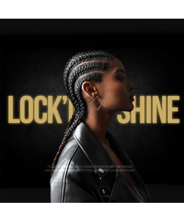 Braid Formula Lock n Shine - Extreme Firm Hold Hair Gel 16oz | Perfect for Locs Twists & Braids | High Shine Anti-Frizz Infused with Vitamin B for Stronger Hair - Buy Online on GoSupps.com